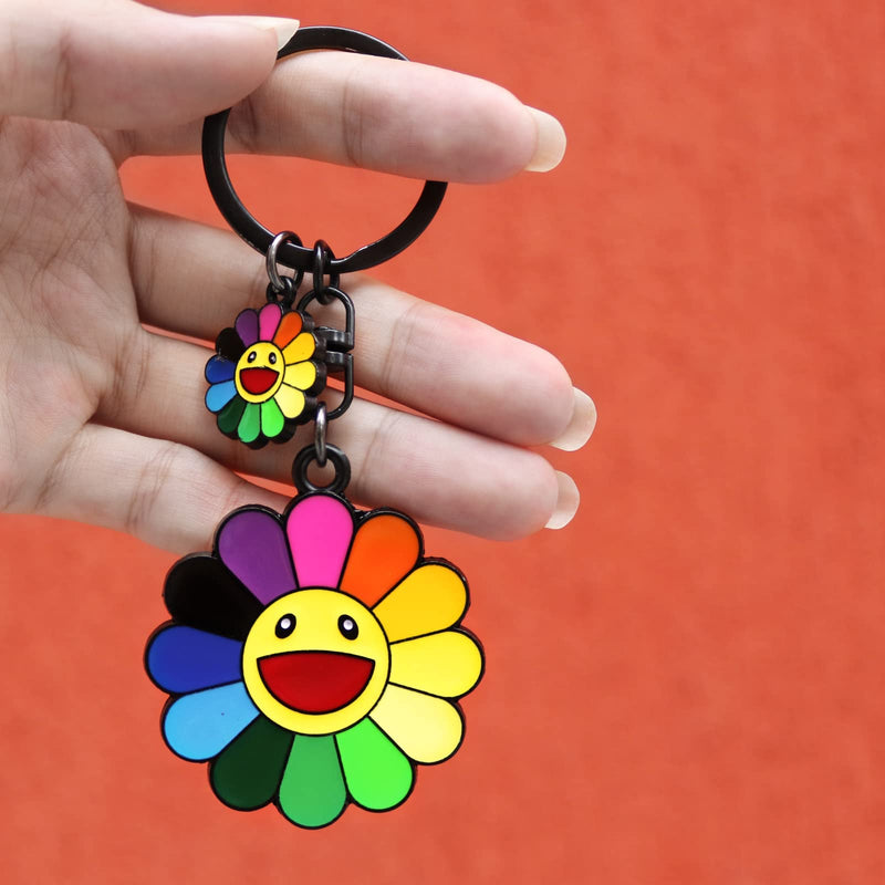 Keychain,Letter Bag Charm ,Smile Flower Accessories for Women - BeesActive Australia