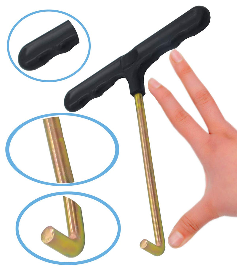 [AUSTRALIA] - Vincilee Trampoline Spring Pull Tool (T-Hook) Trampoline Spring Tool（2 Pack 
