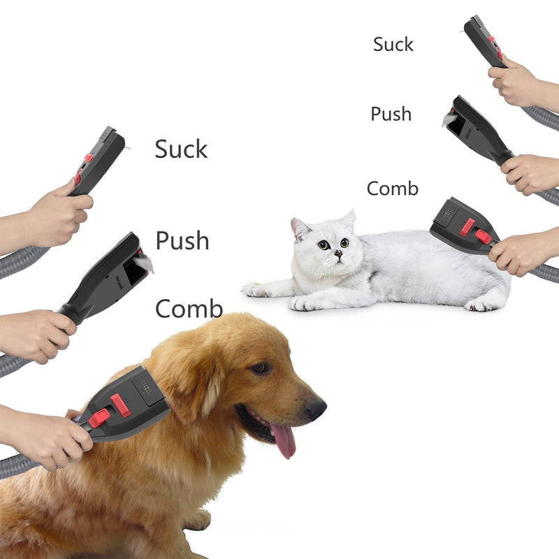 Defurry Pet Grooming Brush Hair Deshedding Tool for Dogs&Cats Professional Shedding Fur Remover Comb as Vacuum Cleaner Attachment Kit for Dyson V15 V12 V11 V10 V8 V7 V6 - BeesActive Australia