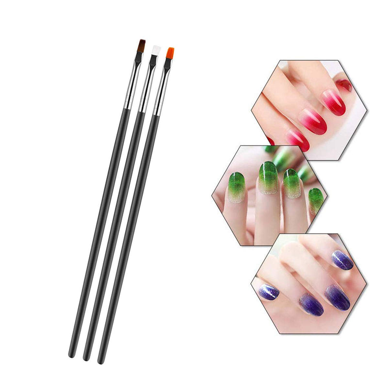 Nail Art Liner Brushes set, Black Detail Brush Liner Nail Art Beauty Designing DIY Tool Set for Both Beginner and Professionals(15Pcs) - BeesActive Australia