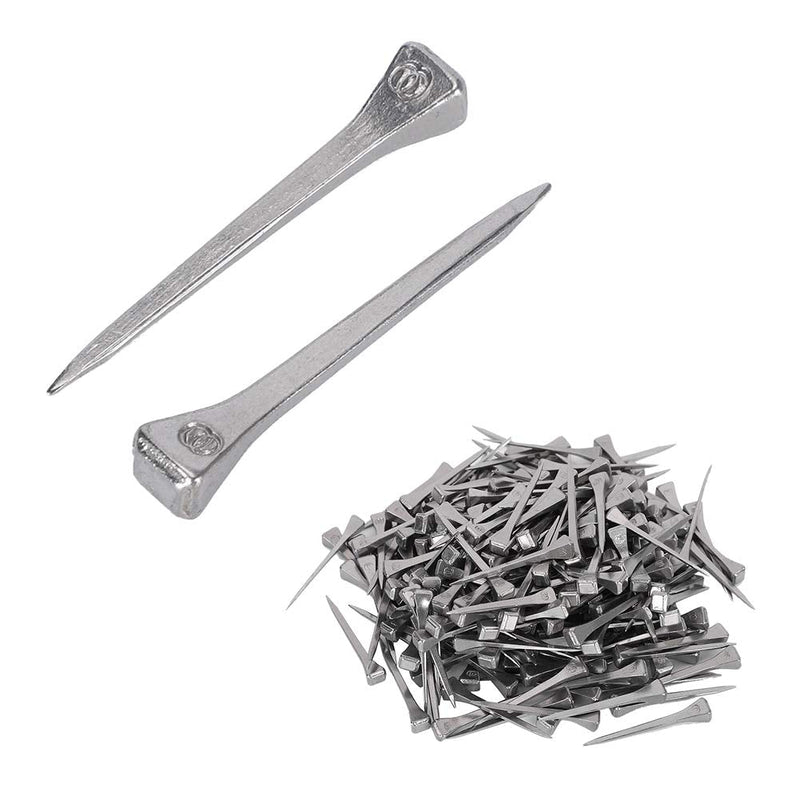 Weohoviy 250pcs Horseshoe Nail, Horseshoe Nails E3 Equestrian Sport Equipment for Horse Steel Nails - BeesActive Australia