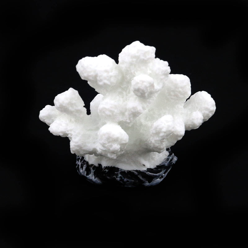 Semetall Artificial Sea Coral Plants Decorations for Fish Tank and Aquarium White - BeesActive Australia