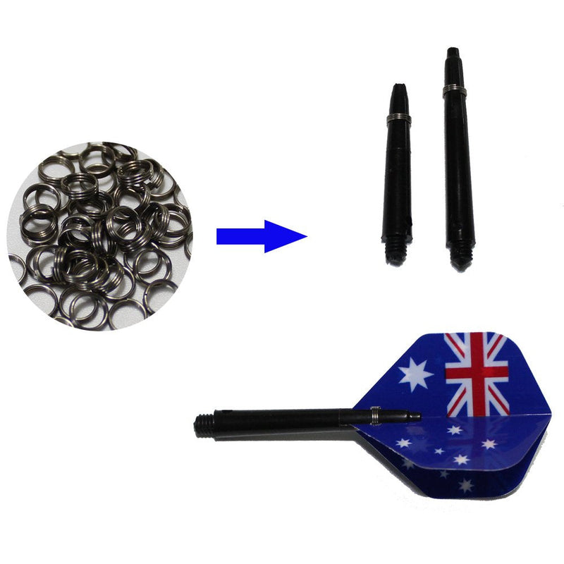 Scott Edward Dart Steel Ring for Plastic Dart Shafts, Dart Rubber O Ring for Metal Dart Shafts - BeesActive Australia