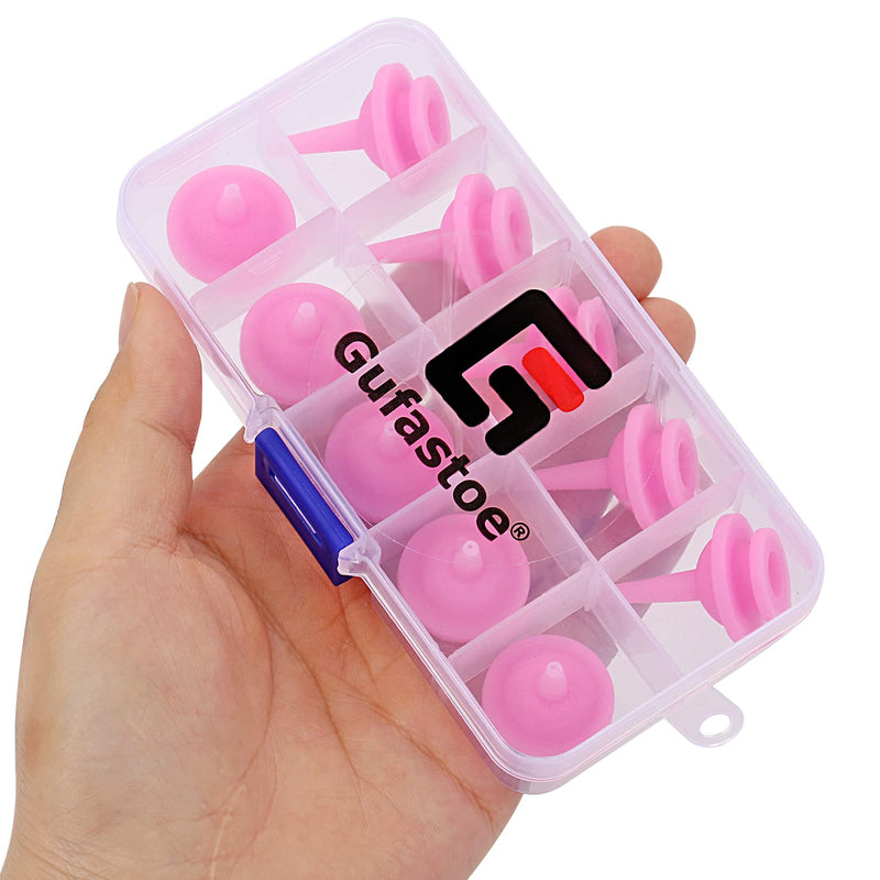 Gufastoe 10pcs Original and Mini Nipples with Syringes for Pets and Wildlifes Pink - BeesActive Australia