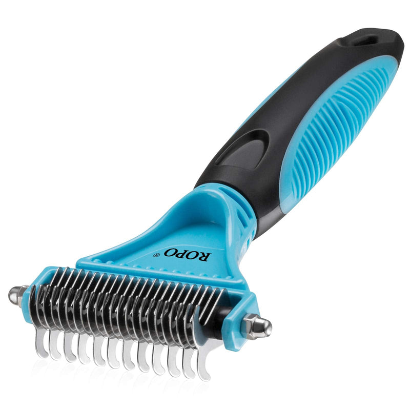 ROPO One Piece Pet Comb + Pet Double Rake Clean Pet Hair Suitable for All Pet Types - BeesActive Australia