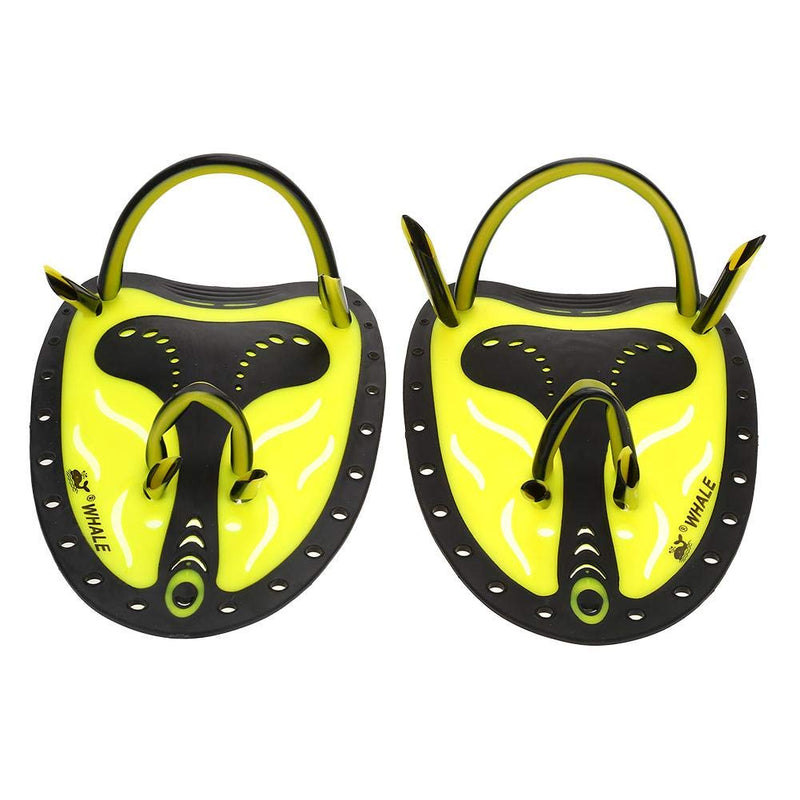 ZJchao Professional Swim Training Paddles Adjustable Diving Training Hand Fin Flippers Flat Paddles Swimming Training Aid Scuba Equipment for Men Women Children #2 - BeesActive Australia