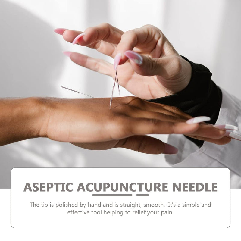 Artibetter 100PCS Acupuncture Pins Disposable Sterile Massage Pins for Muscle Relax Pain Relieving 4.1 Inch - BeesActive Australia