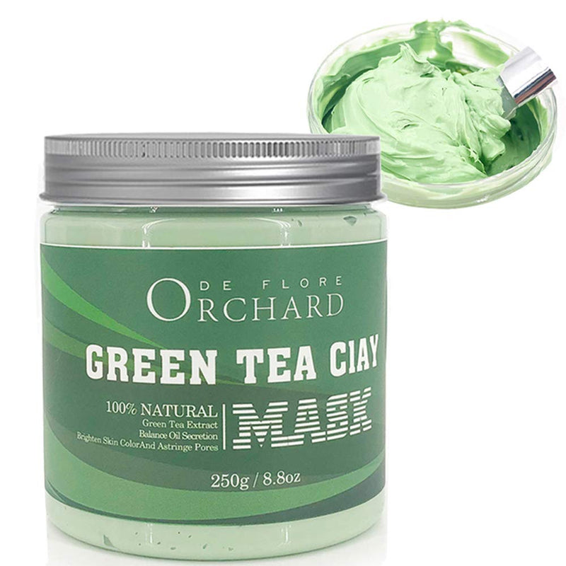 Face Green Tea Clay Moisturizing Mask Mud Skin Care for Balance Skin Oil and Water Improving Tone Shrink Pores and Exfoliating - BeesActive Australia