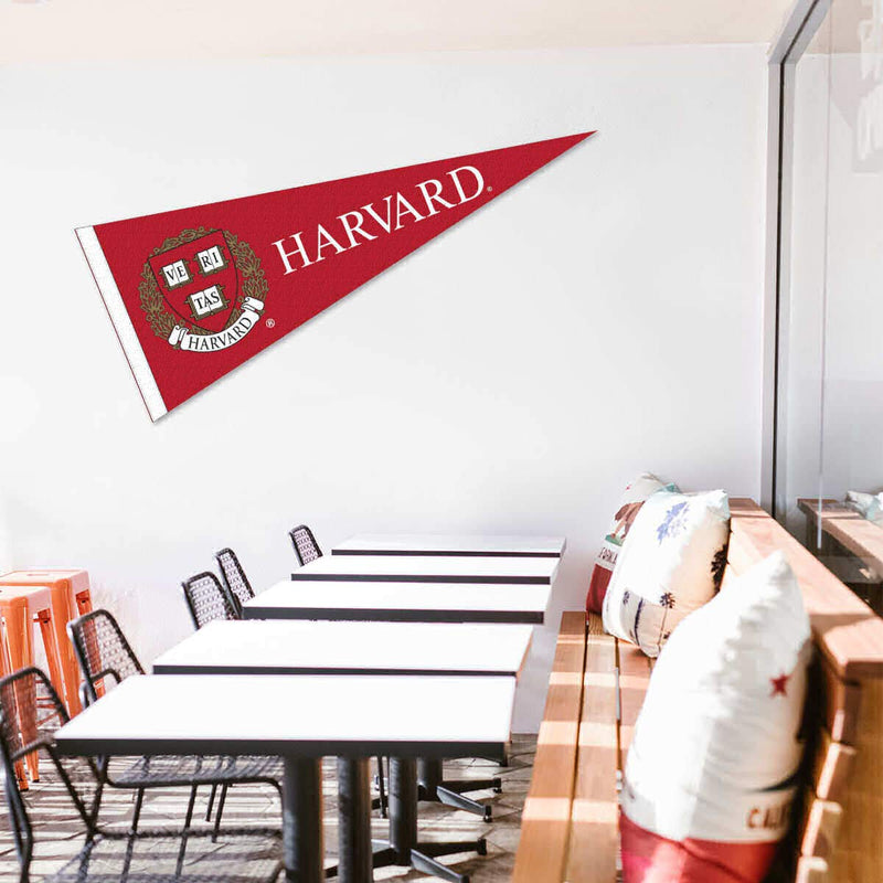 College Flags & Banners Co. Harvard Pennant Full Size Felt - BeesActive Australia