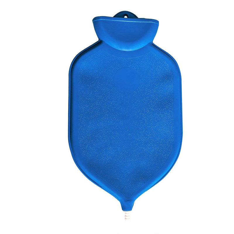 HealthAndYoga(TM) NaturoFlo Superior Enema Bag Kit - 2 Quart Fountain (Open) top Silicone Hose with Robust Metal Suspension - Blue - BeesActive Australia