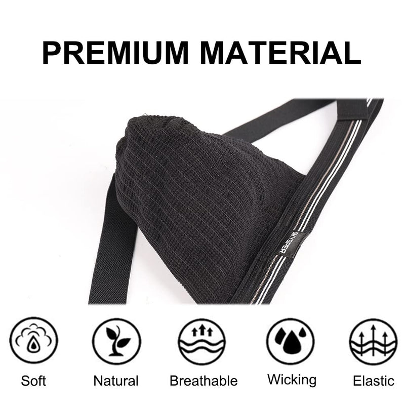 SKYSPER Jockstrap Athletic Supporters for Men Jock Strap Male Underwear Men's Thong Jockstrap Underwear Aq01-black Medium - BeesActive Australia