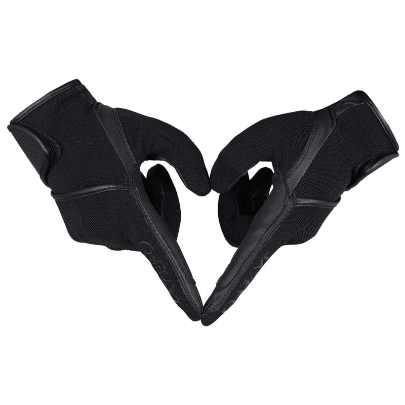Jayefo Men & Women Horse Riding Gloves Riding Equestrian Horseback Outdoor Sports Driving Riding Bike Workout Gardening Black Medium - BeesActive Australia