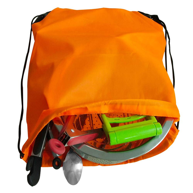 Drawstring Backpack Bulk Nylon Drawstring Bag Sring Backpack cinch Bags Sport 12 Color 12 Colors 12 PCS - BeesActive Australia