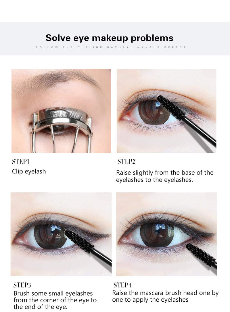 Music Flower Mascara Black Lengthening Thick Curling Eye Makeup Long lasting Smudge-proof Eyelash - BeesActive Australia