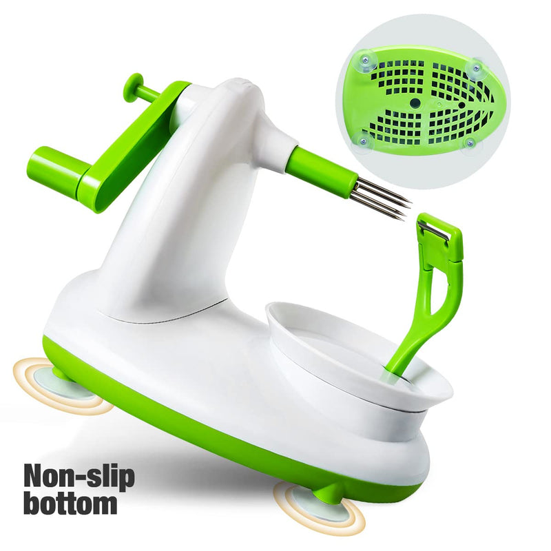 Upgraded Apple Peeler and Corer for Apple Pear Citrus Manual Rotating Kitchen Gadget Includes 2 Replacement Heads and 1 Splitter - BeesActive Australia