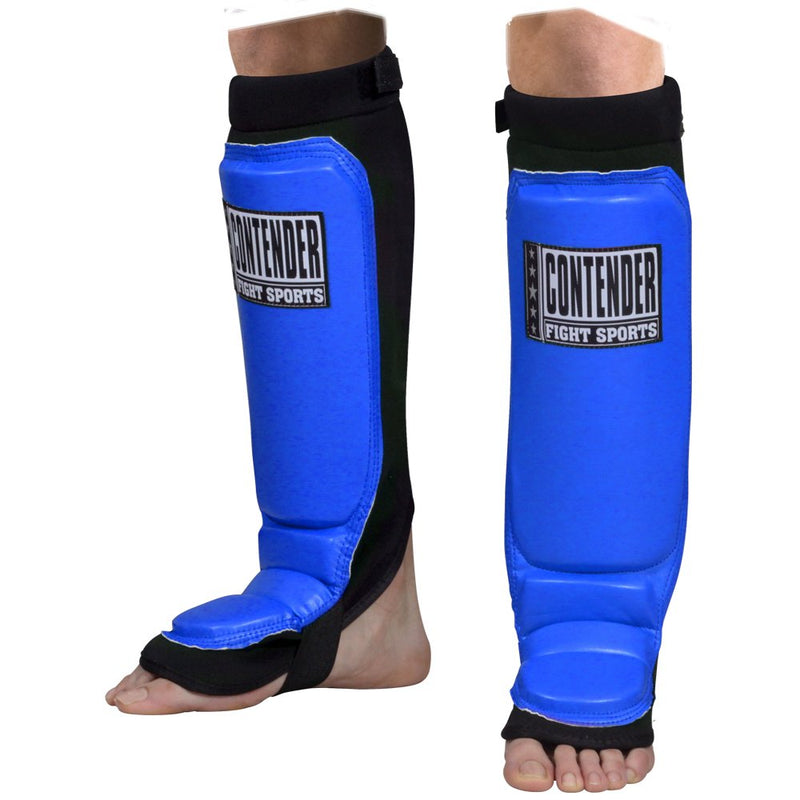 [AUSTRALIA] - Contender Fight Sports Grappling MMA Shin Guards Regular Black 