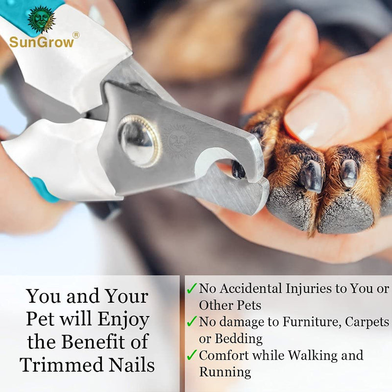 SunGrow Rabbit & Ferret Nail Clipper for Paw Grooming, Easy ‘At-Home’ Professional Grooming, Non-Slip Handle, Comfortable to use for Small Pets - BeesActive Australia