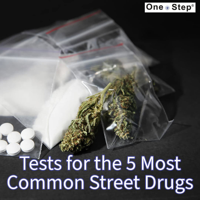 3 x Saliva Multi-Drug Test Kits - Testing for Cannabis, Cocaine, Amphetamine, Opiates & MDMA 3 count (Pack of 1) - BeesActive Australia