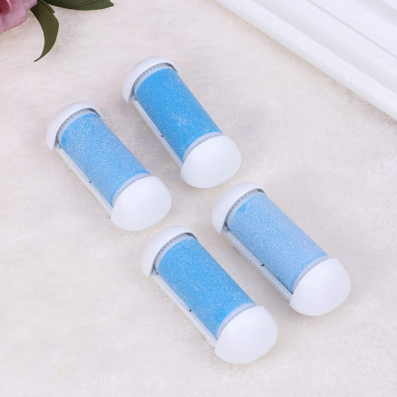 Beaupretty 10pcs Replacement Roller Refill Heads Coarse Replacement Roller Refill Heads for Electronic Foot File (Sky-blue) Sky-blue - BeesActive Australia