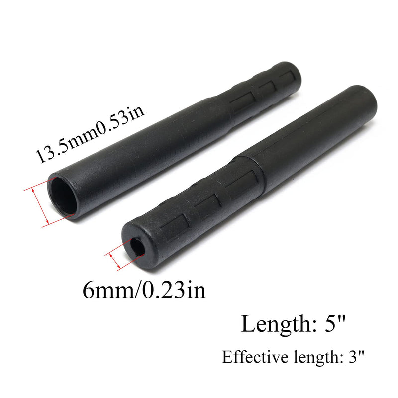Pro Bamboo Kitchen Golf Shaft Extension 2PCS 0.580-0.595Inch 5Inch Length Golf Club Steel Shaft Extension Golf Club Spare Parts Repair Equipment for Iron Wood Putter - BeesActive Australia