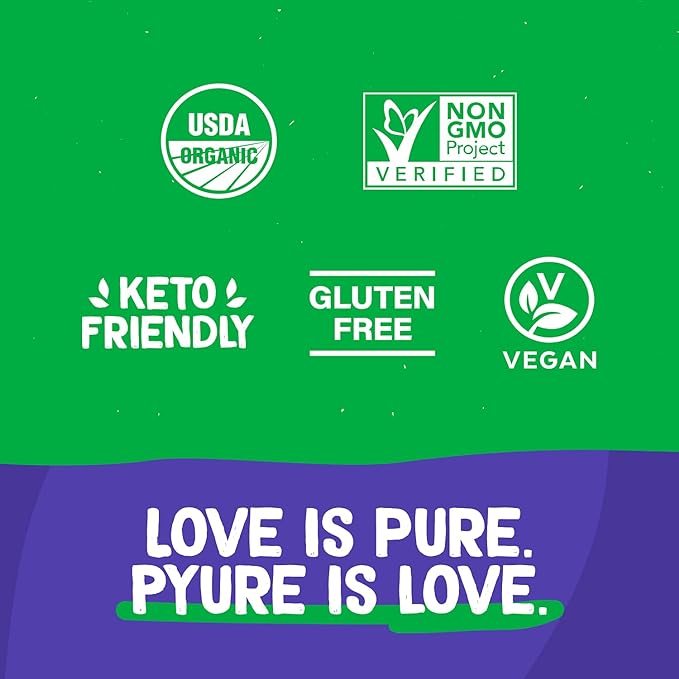 Pyure Organic Stevia Sweetener, 2.8 oz (80 g), 0.04 oz (1 g) x 80 Bags - BeesActive Australia