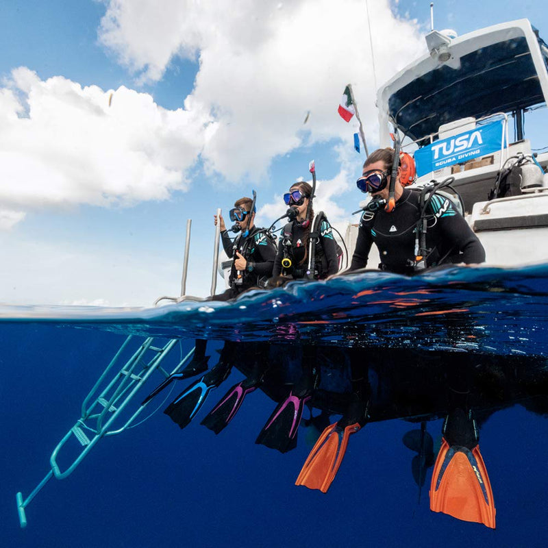 [AUSTRALIA] - TUSA SP-0101 Hyperdry Elite II Scuba Diving Snorkel, Flash Yellow 