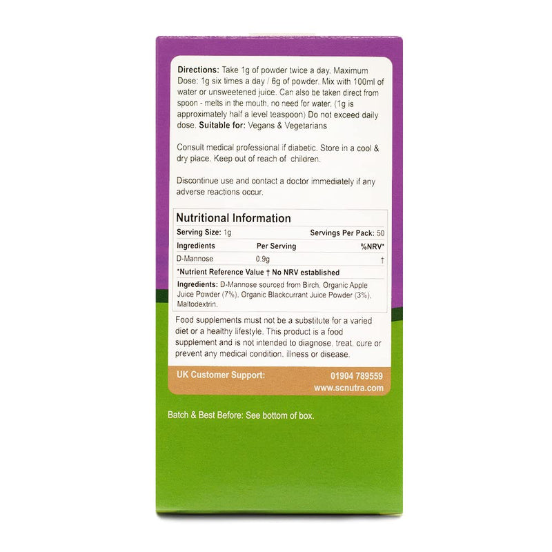 Waterfall D-Mannose Children - Apple & Blackcurrant - Infant D-Mannose - Suitable for Girls & Boys aged 3+ SC Nutra (Sweet Cures) - BeesActive Australia