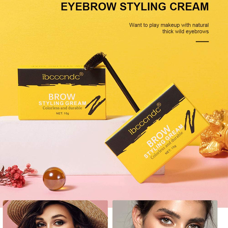 4D Eyebrow Styling Soap, Natural Long Lasting Waterproof Eyebrow Makeup Balm Pomade, Excellent Eyebrow Cosmetics Stereotypes - BeesActive Australia