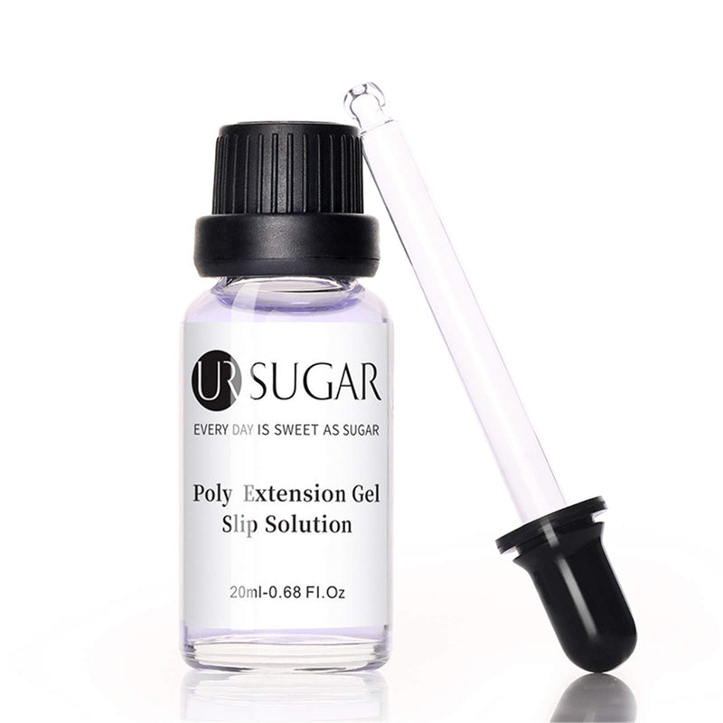 UR SUGAR Nail Slip Solution 20ml Poly Nail Extension Gel Liquid Building Gel Nail Liquid Slip Solution Acrylic Builder Nail Gel Liquid for Shaping DIY Gel Nail Extension - BeesActive Australia