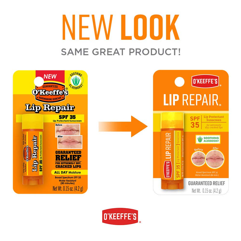 O'Keeffe's Lip Repair SPF 35 Lip Balm 1 - Pack - BeesActive Australia