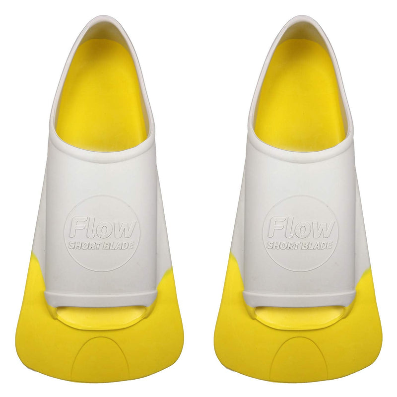 Flow Short Blade Swim Fins for Swimming Pool Lap Training - Youth Sizes for Kids, Young Men, and Women - BeesActive Australia