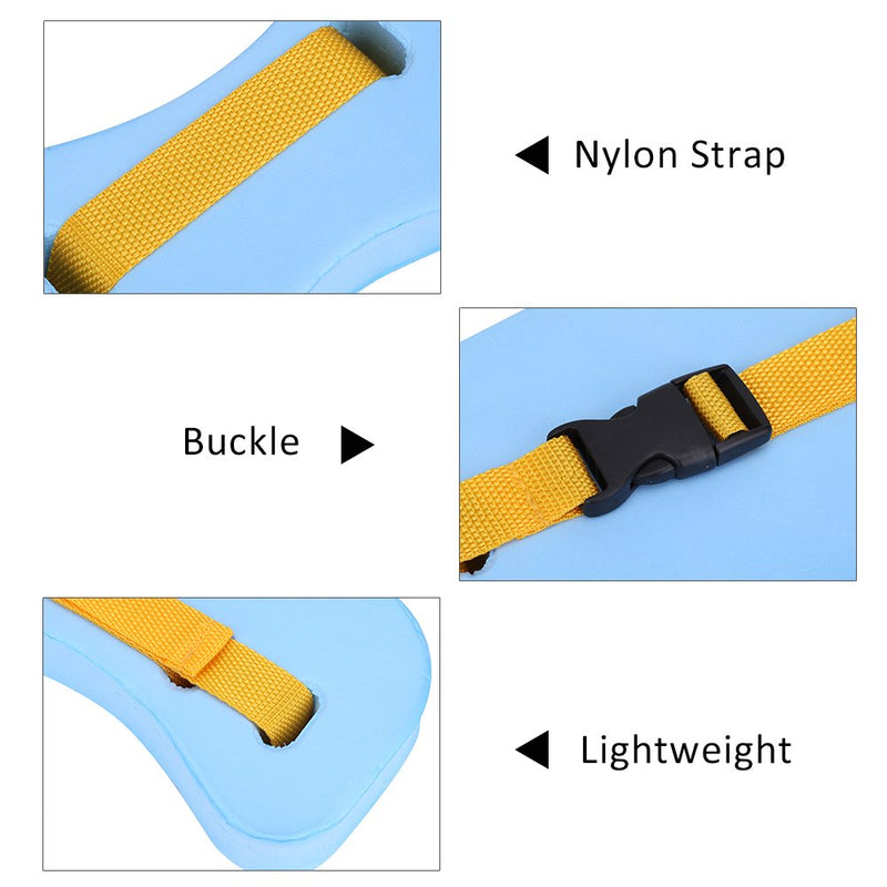 Aquatic Swim Floatation Belt,Adjustable Floating EVA Waistband Swimming Waist Belt Lumbar Support Tackle for Adult Children - BeesActive Australia
