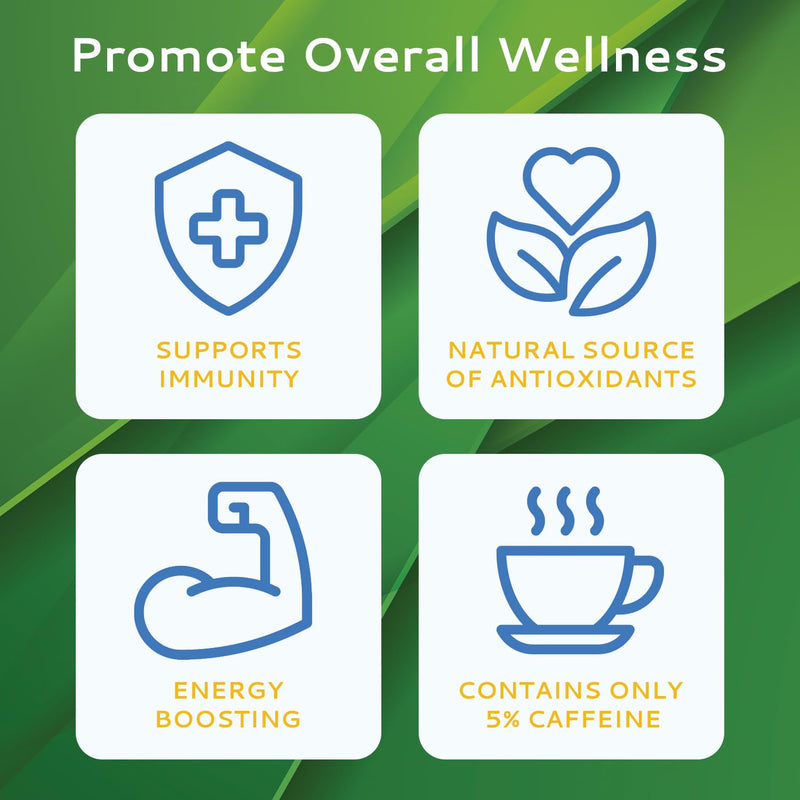 Calmour Natural Green Tea Extract Strips 10 Pack | Green Tea Bags Alternative Travel Friendly On-The-Go Quick Dissolving Strips | Lemon Ginger Tea with Antioxidants | Matcha Green Tea Powder - BeesActive Australia