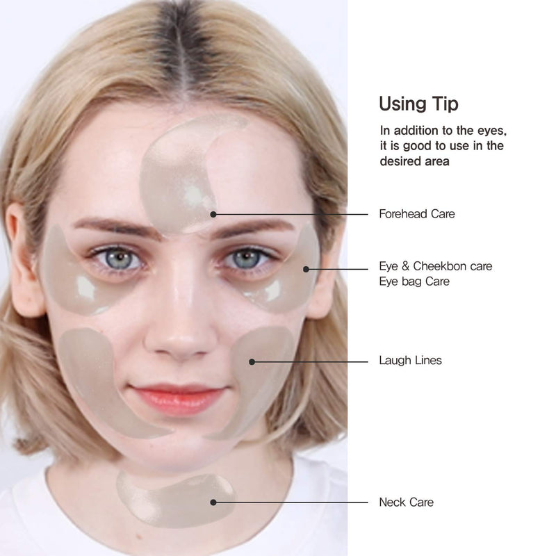 Mizon Premium Under Eye Patches Eye Masks with Pearl, Eye Gel Treatment Masks for Puffy Eyes, Eye Pads for Dark Circles, Under Eye Bags, Wrinkle Care, Moisturizing, Improves Elasticity 60 PCS - BeesActive Australia