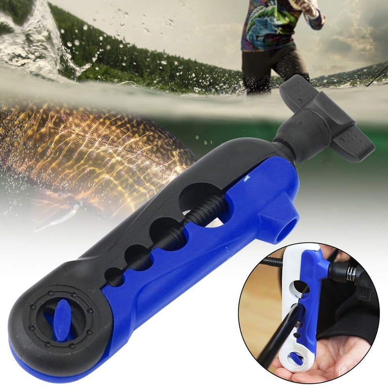 Bnineteenteam Mini Fishing Line Spooler Fishing Winder Reel Fishing Tackle Tool for Various Size Rod Blue Black - BeesActive Australia