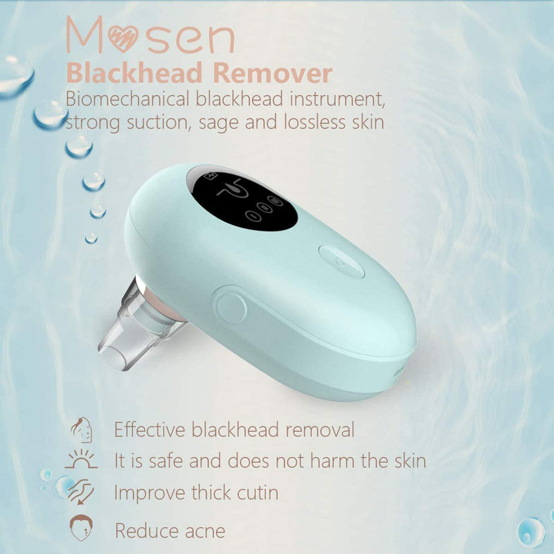 Blackhead Remover Vacuum, Rechargeable Electric Acne Comedone Pimple Blackhead Cleaner Removal Kit with 3 Suction Modes and 5 Replacement Probes - BeesActive Australia