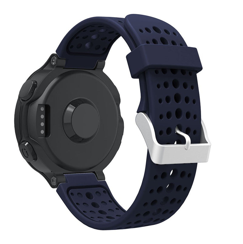 HWHMH 1PC Replacement Silicone Bands with 2PCS Pin Removal Tools for Garmin Forerunner 220/230/235/620/630/735XT (No Tracker, Replacement Bands Only) Pure color: Navy - BeesActive Australia
