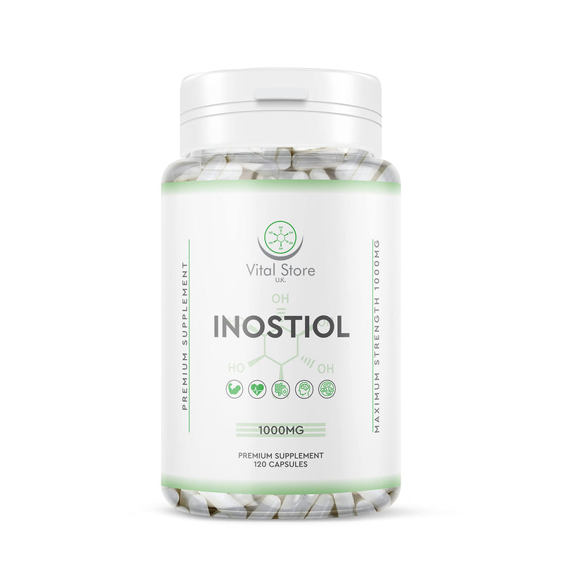 Inositol with Chromium & Folate 1000mg Vegan Capsules -120 Days Supply 4 Months - Vitamin b8 Vegan High Strength - UK Manufactured - BeesActive Australia