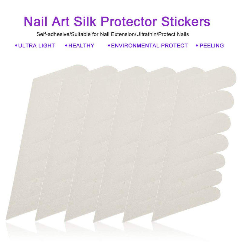 Nail Wrap - Adhesive Silk Nail Protector Stickers Clear Nail Patch UV Gel Nail Tool - BeesActive Australia