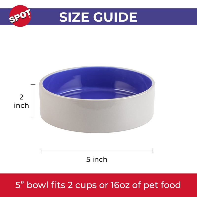 Ethical 4.75-Inch Stoneware Crock Dog Dish (6115) - BeesActive Australia