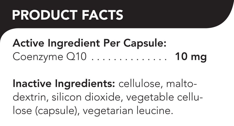 Vetri-Science VETRISCIENCE Coenzyme Q10 for Dogs and Cats, 10mg, 100 Capsules - Cardiovascular and Gum Health CoQ10 Supplement for Pets - BeesActive Australia