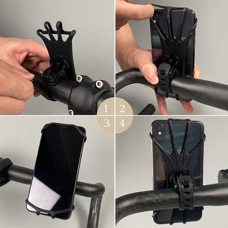 Thinvik Bike Frame Sweat Guard Sweat Absorbs Prevent Bicycle from Corrosion for Bicycle Trainer Indoor Cycling Training-with Phone Mount - BeesActive Australia