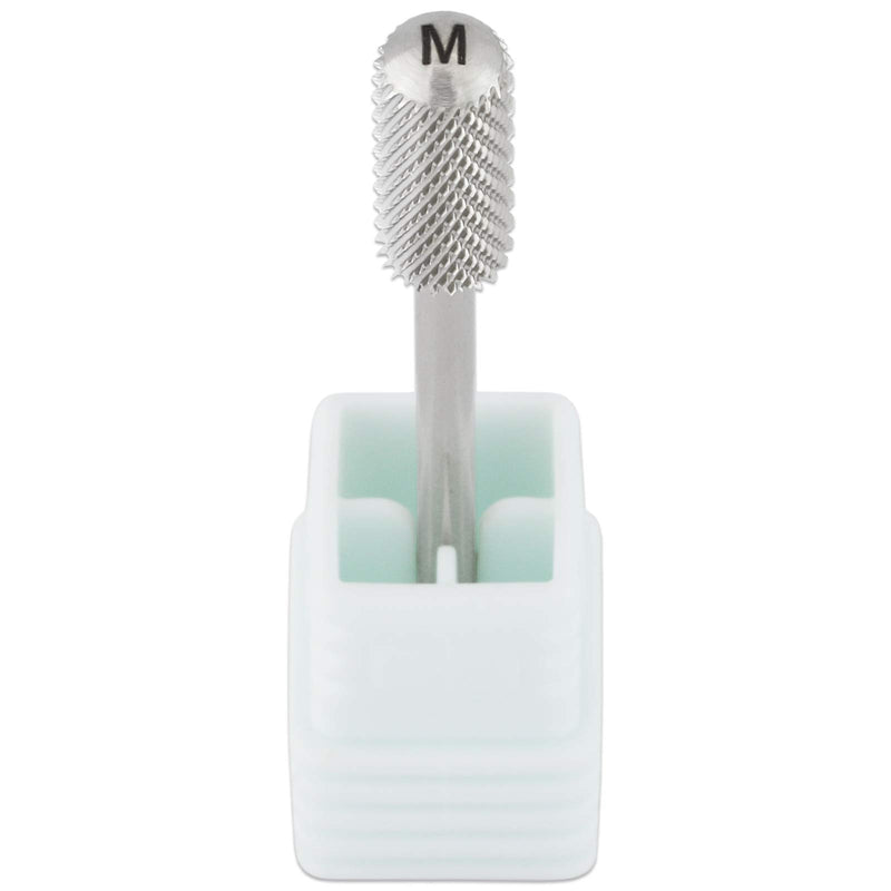 Pana 3/32" Small Smooth Top Nail Carbide Bit - Silver Color (Grit: Medium - M) for Electric Dremel Drill Machine - BeesActive Australia