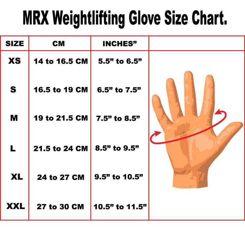 MRX Weight Lifting Gloves Gym Training Bodybuilding Fitness Powerlifting Workout Weightlifting Gloves Genuine Leather for Men & Women Black/Grey Large - BeesActive Australia