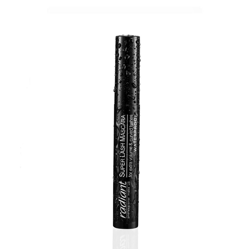 Waterproof Super Lash Mascara By Radiant Professional - Voluminous & Curling Waterproof Mascara For Defined Eyelashes - Black Mascara For Intense Volume & Perfect Curling - Cruelty Free - 0.27 oz. - BeesActive Australia