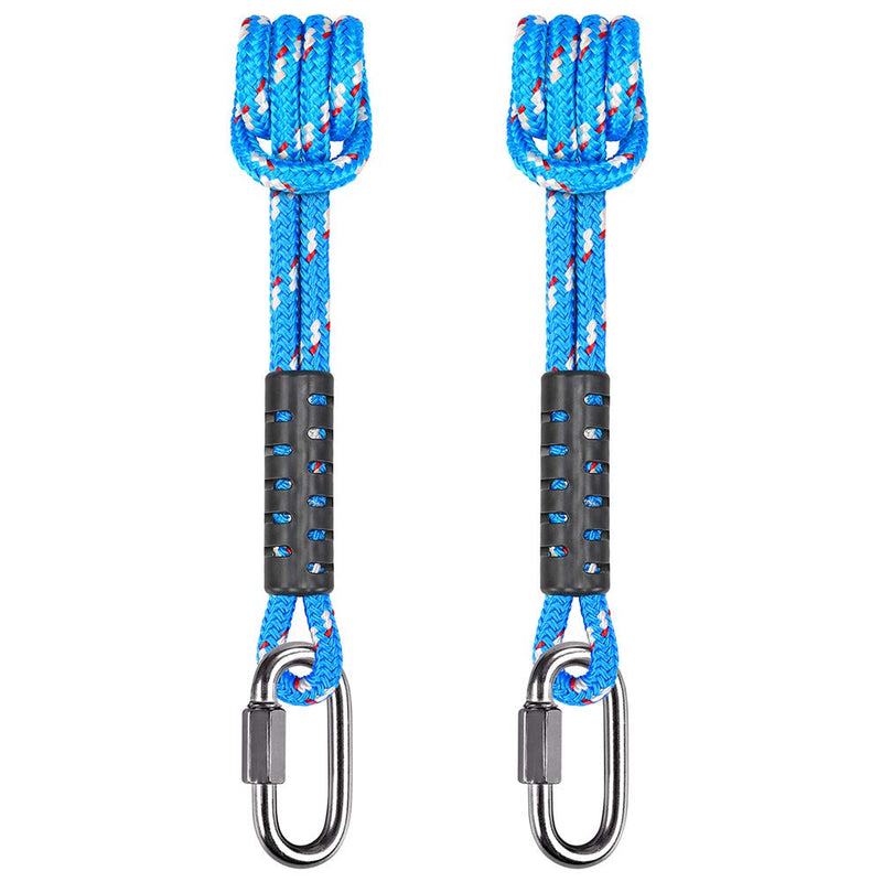 BeneLabel Poseidon Series Sewn Prusik Loops Ropes, Safety, 19", Diameter 2/5", 2 Pack, Blue - BeesActive Australia