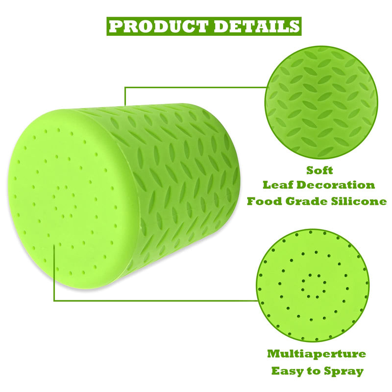 Bongpuda Portable Outdoor Dog Shower Heads Attachment, Pet Grooming Tool, Dogs Accessories for Traval Beach and Camping, Dog Hiking Bathing Gear - Fits 2 Liter Soda Bottles - Dog Shower Cap Orange - BeesActive Australia