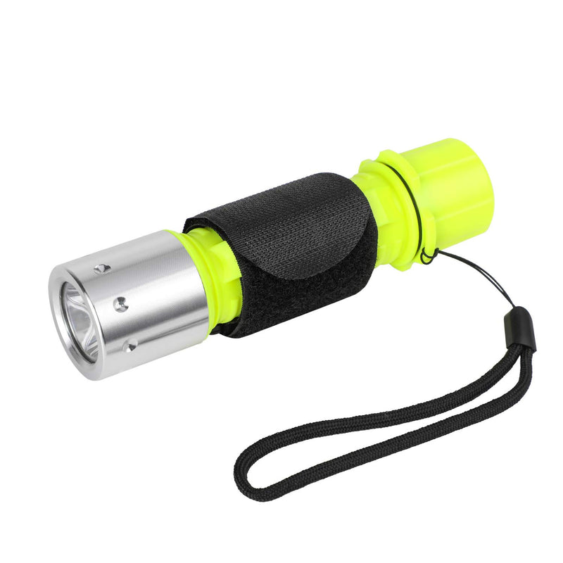 [AUSTRALIA] - Oumers 1100 Lumen CREE XM-L2 Professional Diving Flashlight, Super Bright LED Diving Light Waterproof Underwater Torch for Scuba Diving and Other Outdoor Activities 