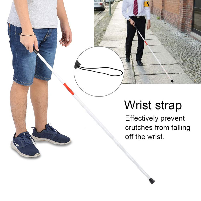 Folding Walking Stick - Portable Reflective Cane Crutch Anti-Shock Guide Walking Stick for Blind People (Local delivery) - BeesActive Australia
