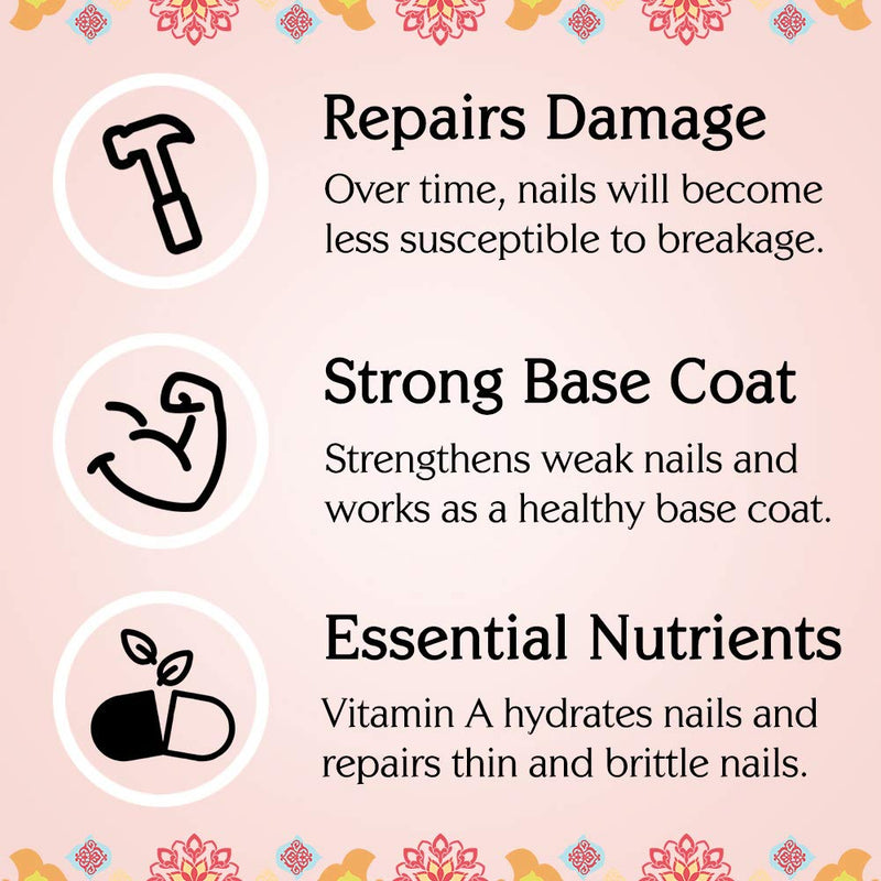 786 Cosmetics - Nail Rescue Primer, Strengthens Nails, Repairs Weak and Damaged Nails, Base Coat Primer, Can Be Worn Daily or As a Perfect Base Coat, Stronger Nails, Healthier Nails - BeesActive Australia